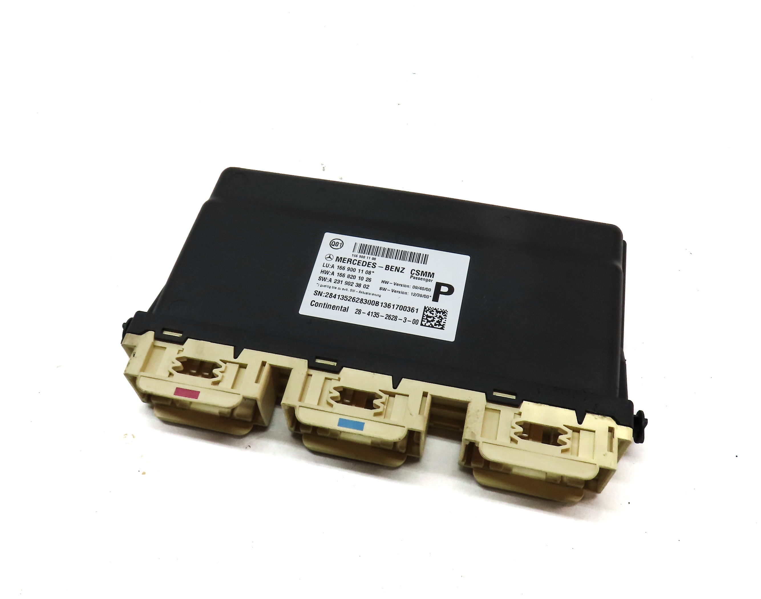 2013 MERCEDES ML350 (W166) FRONT RIGHT PASSENGER SEAT CONTROL MODULE — exact item pictured